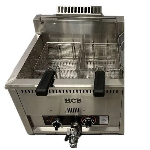Friteuse dubbel op gas 21L (excl gasfles)