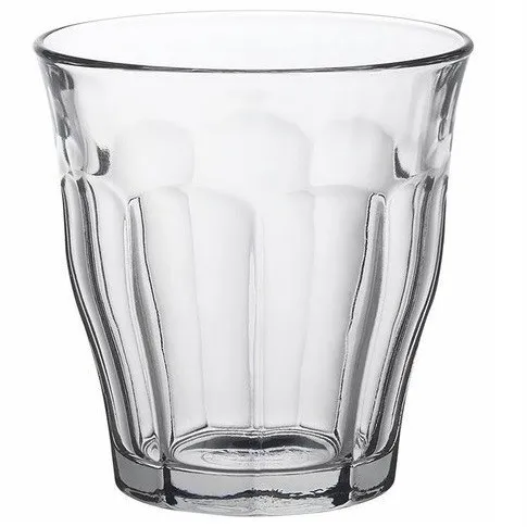 Krat met 24 picardiglazen 22cl