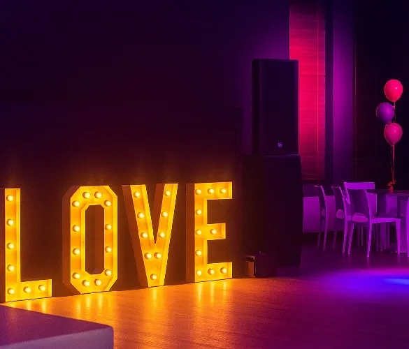 LED letter/cijfer pst.